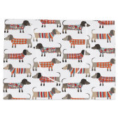 Dackel Wursthund Große Geschenktüte (Rückseite)