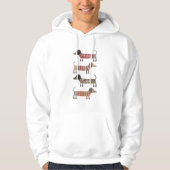 Dackel Wursthund Hoodie (Vorderseite)