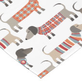 Dackel Wursthund Kurzer Tischläufer (Ecke)