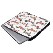 Dackel Wursthund Laptopschutzhülle (Vorne Knopf)