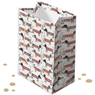 Dackel Wursthund Mittlere Geschenktüte