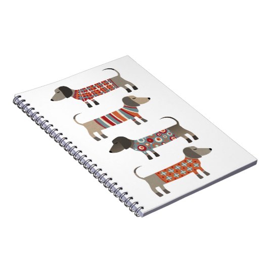 Dackel Wursthund Notizblock (Rechte Seite)