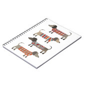 Dackel Wursthund Notizblock (Linke Seite)