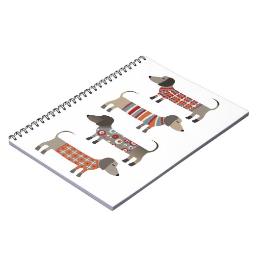 Dackel Wursthund Notizblock (Linke Seite)