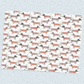 Dackel Wursthund Seidenpapier