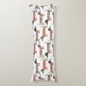 Dackel Wursthund Seitenschläferkissen (Vorderseite Vertikal)