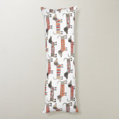 Dackel Wursthund Seitenschläferkissen (Rückseite (Vertikal))