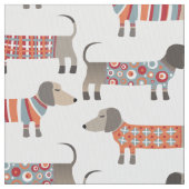 Dackel Wursthund Stoff (Nahaufnahme)