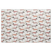 Dackel Wursthund Stoff (Fat Quarter (45,7 x 55,9 cm))