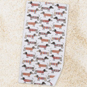 Dackel Wursthund Strandtuch