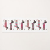 Dackel Wursthund Yogamatte (Rückseite (Horizontal))