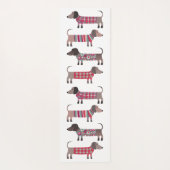 Dackel Wursthund Yogamatte (Rückseite)