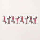 Dackel Wursthund Yogamatte (Vorderseite (Horizontal))