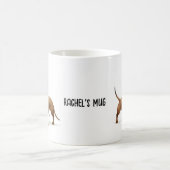 Dackel-Wurstkaffee Kaffeetasse (Mittel)
