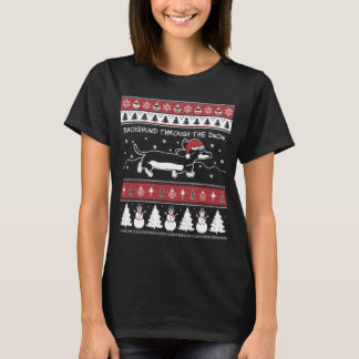 Dackel Xmas Ugly Christmas Sweater T-Shirt