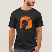 Dackel Zombie Hand Halloween Kostümhund T-Shirt (Vorderseite)