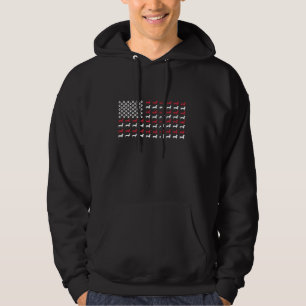 Dackel zur Dackel der patriotischen Dackel Hoodie