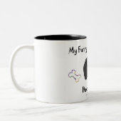 Dackel Zweifarbige Tasse (Links)