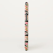 Dackelblumentelefonkasten - schwärzen Sie und Case-Mate iPhone Hülle (Hinten/Rechts)