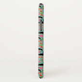 Dackelblumentelefonkasten - schwärzen Sie und Case-Mate iPhone Hülle (Hinten/Rechts)