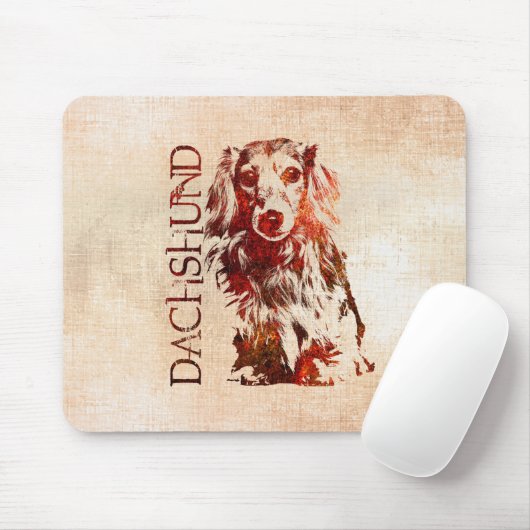 Dackelhund - Dackel Mousepad (Mit Mouse)