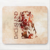 Dackelhund - Dackel Mousepad (Vorne)