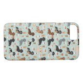 Dackelkaffeeentwurf Case-Mate iPhone Hülle (Rückseite (Horizontal))