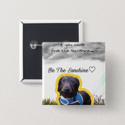 Dackelknopf Button (Vorne & Hinten)