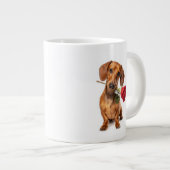 Dackelliebe Jumbo-Tasse (Vorderseite Rechts)