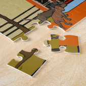 Dackeln an der Haustür, Text hinzufügen Puzzle (Seite)