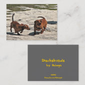 DACKELN ATC VISITENKARTE (Vorne/Hinten)