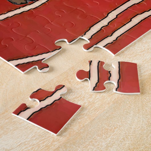 Dackeln bei Blume Puzzle (Seite)