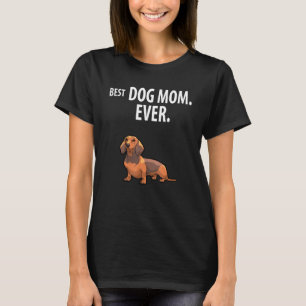 Dackeln Beste Hunde Mama je Weiner Dackel Jungtier T-Shirt