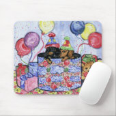 Dackeln Birthday Mousepad (Mit Mouse)