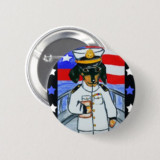 Dackeln Button (Vorne & Hinten)