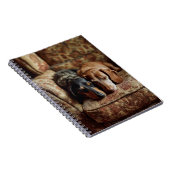 Dackeln Cosy Nickerchen Notebook Notizblock (Rechte Seite)