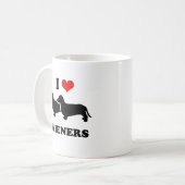 Dackeln der Liebe I Kaffeetasse (Vorderseite Links)