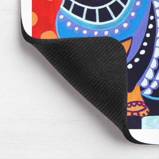 Dackeln durch Heide Galler Mousepad (Ecke)