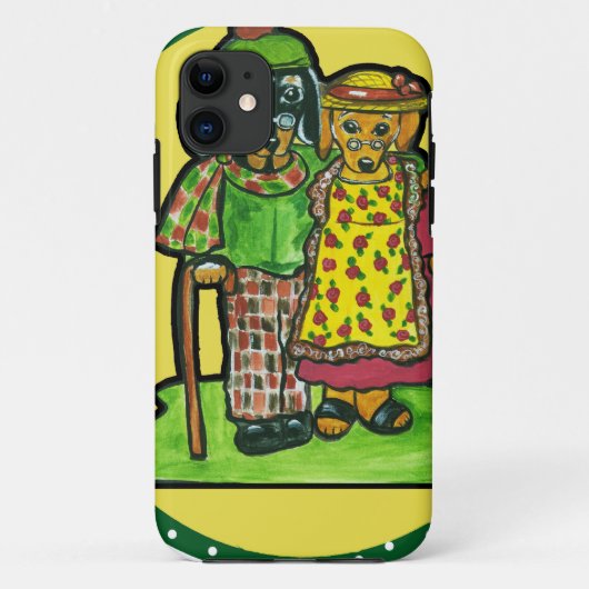 Dackeln für Großeltern Case-Mate iPhone Hülle (Rückseite)