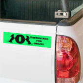 Dackeln für Obama Autoaufkleber (Auf Lkw)