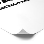 Dackeln - Gott machte sie extra langes Poster (Ecke)