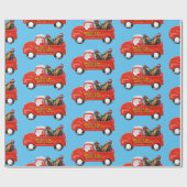 Dackeln Hund im Weihnachtsversand Geschenkpapier (Flach)