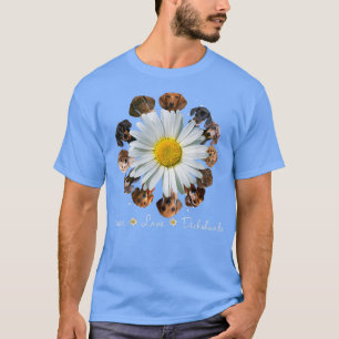 Dackeln Hunde Peace Liebe Daisy Dackeln Mama  T-Shirt