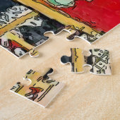 Dackeln im Table Matisse-Stil Puzzle (Seite)