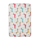 Dackeln in Sweaters Holiday Pattern Badematte (Vorderseite Vertikal)