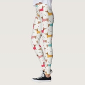 Dackeln in Sweaters Holiday Pattern Leggings (Links)