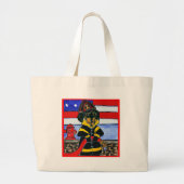 Dackeln Jumbo Stoffbeutel (Vorne)