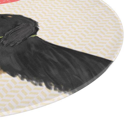 Dackeln Kiss Schneidebrett (Ecke)