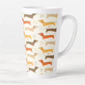 Dackeln Latte Tasse (Rechts)