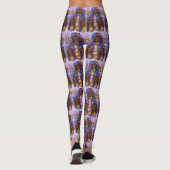 Dackeln Mardi Gras Leggings (Rückseite)